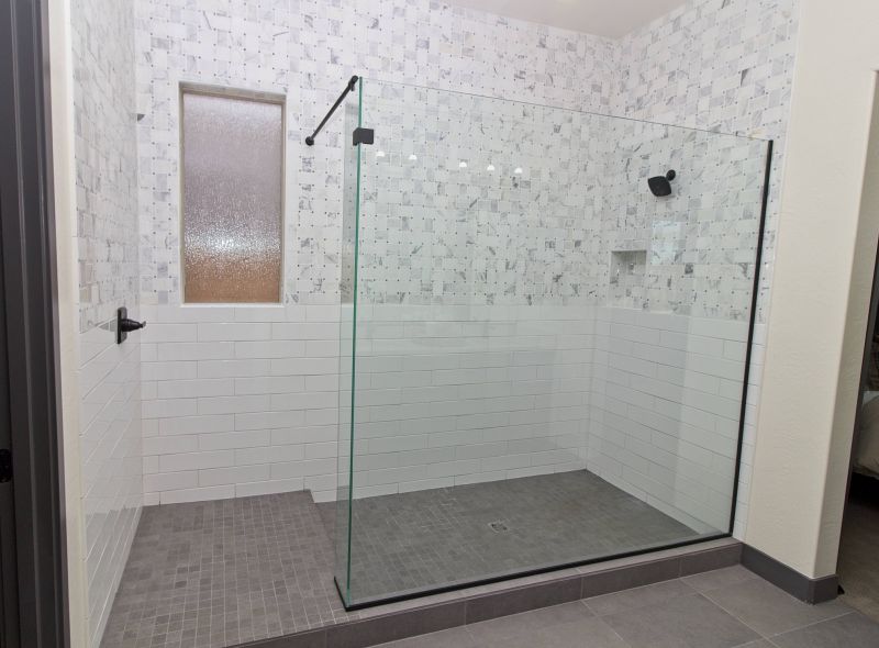 Tile Patterned Shower Wall