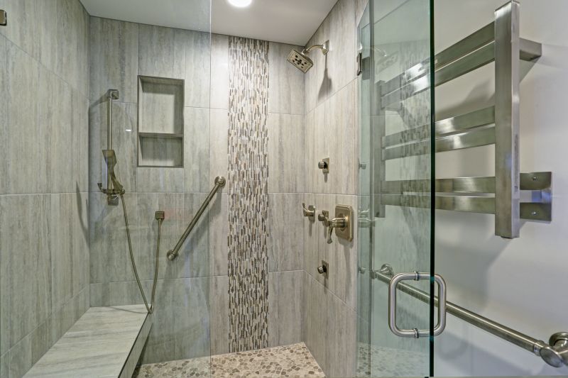 Walk-In Shower with Minimalist Design
